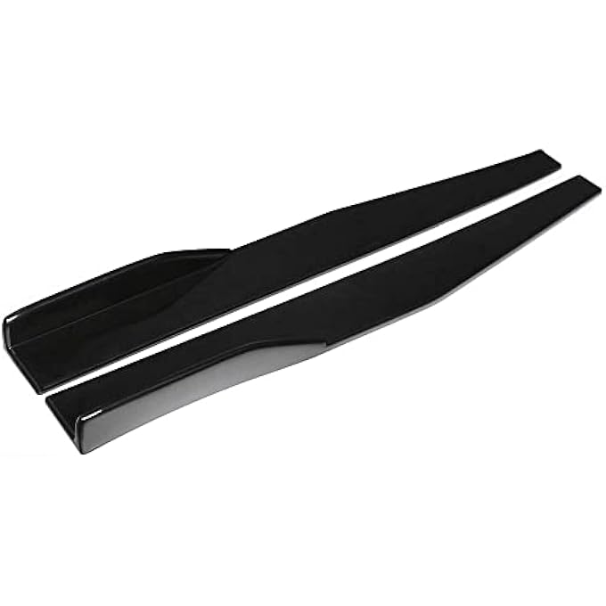 AUTO MT Universal JDM 75cm 2PC Left/Right Rocker Splitters Diffuser Winglet Wings Bumper Kit Side Bumper Lip Splitter Bumper Splitter Spoiler - Image 4