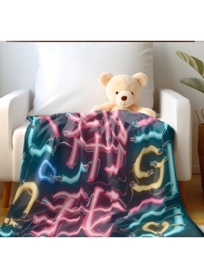 general Baby and children's cartoon flannel thin blanket (warm and comfortable, suitable for sleep, game use) 70cm*100cm - Image 4