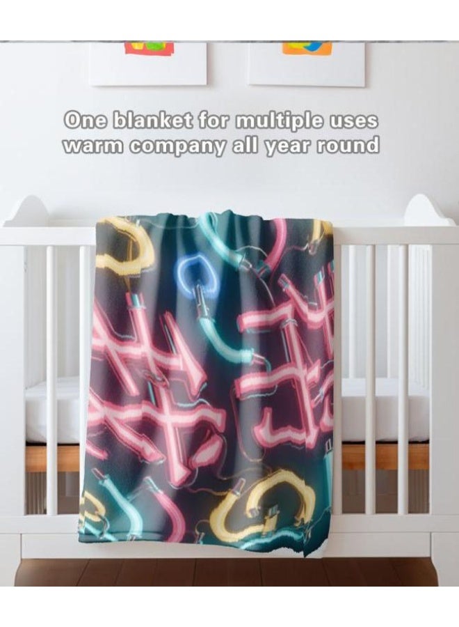 general Baby and children's cartoon flannel thin blanket (warm and comfortable, suitable for sleep, game use) 70cm*100cm - Image 5