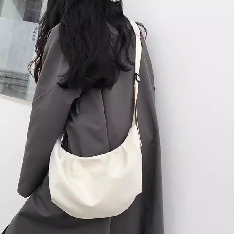 Korean Style Casual Large Capacity Shoulder Bag for Women - Nylon Tote Bag - Image 3