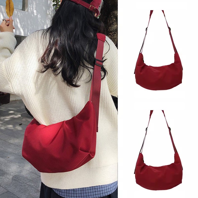 Korean Style Casual Large Capacity Shoulder Bag for Women - Nylon Tote Bag - Image 1