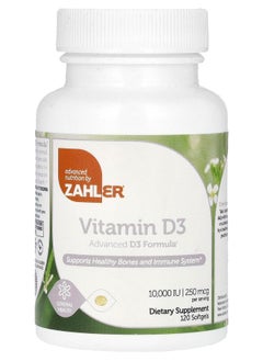 Vitamin D3 250 mcg (10000 IU) 120 Softgels