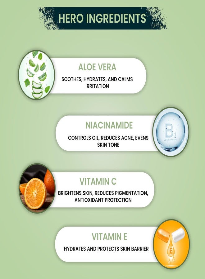 Ayumcure Vitamin C + E Gel Face Wash 100ml | 1% Niacinamide + 1% Hyaluronic Acid | Brightens Skin, Removes Tan & Pigmentation | Deep Hydration & Glow | Orange Gel Formula | Daily Use | Men & Women - Image 3