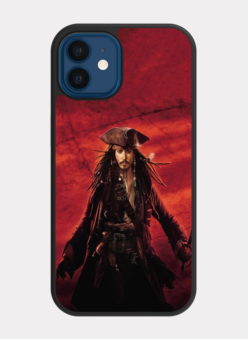 PXLAAT iPhone 12 case cover Johnny Depp Jack Sparrow - Image 1