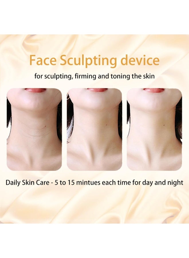 Face Massager, Face Beauty Device, Facial Lifting Therapy Machine EMS Face Massager Anti Wrinkle Skin Tightening Reduce Double Chin Skin Care Tools 7 Colour Modes - Image 4