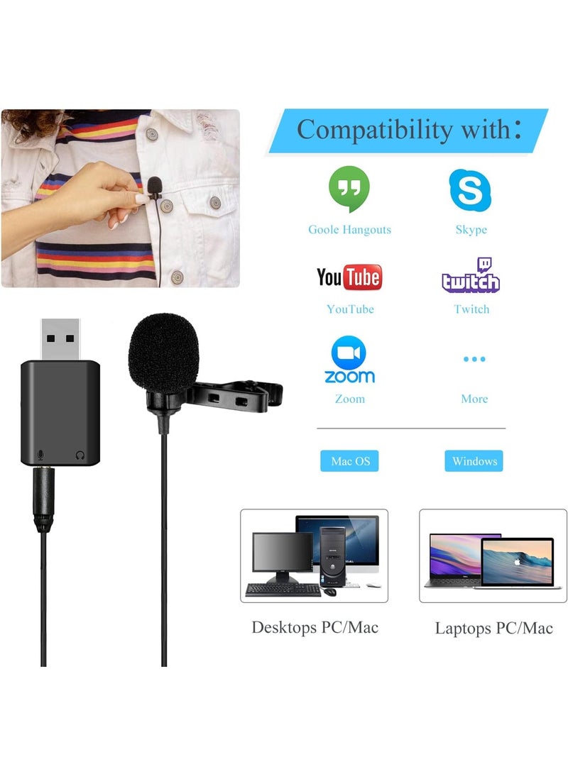 BOYA USB to 3.5mm Audio Adapter External USB Stereo Sound Card with TRRS/TRS 3-Pole 3.5mm Microphone and Headphone Jack for Windows/Mac/PC/Laptop/Desktop/PS4/PS5 by-EA2 - Image 5