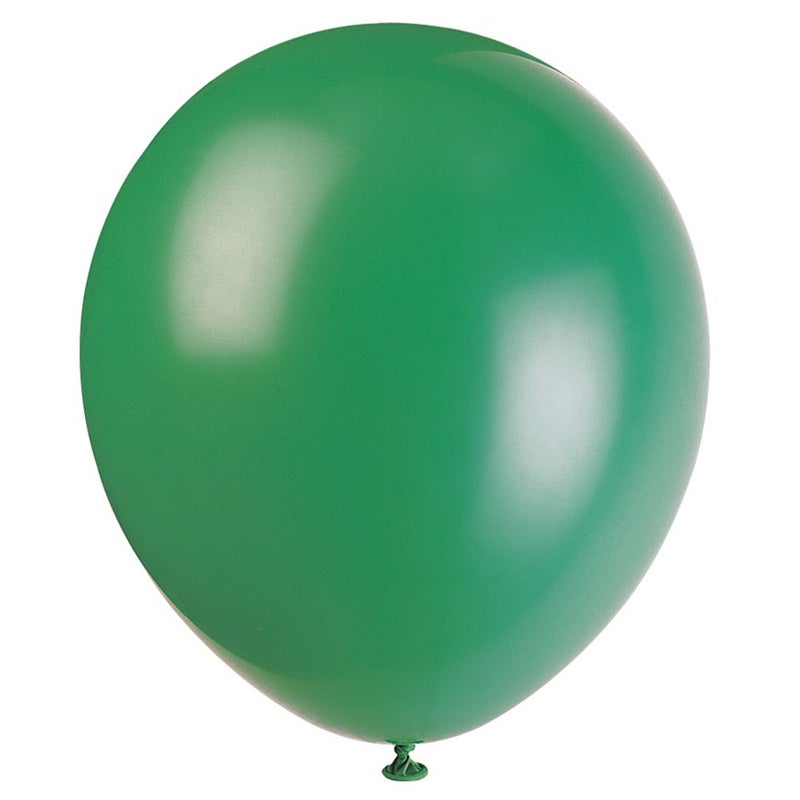 Unique Forest Green Latex Balloons, 12" (10-Pack) - Premium-Quality & Vibrant Party Decorations, Perfect for Any Celebration - Image 1