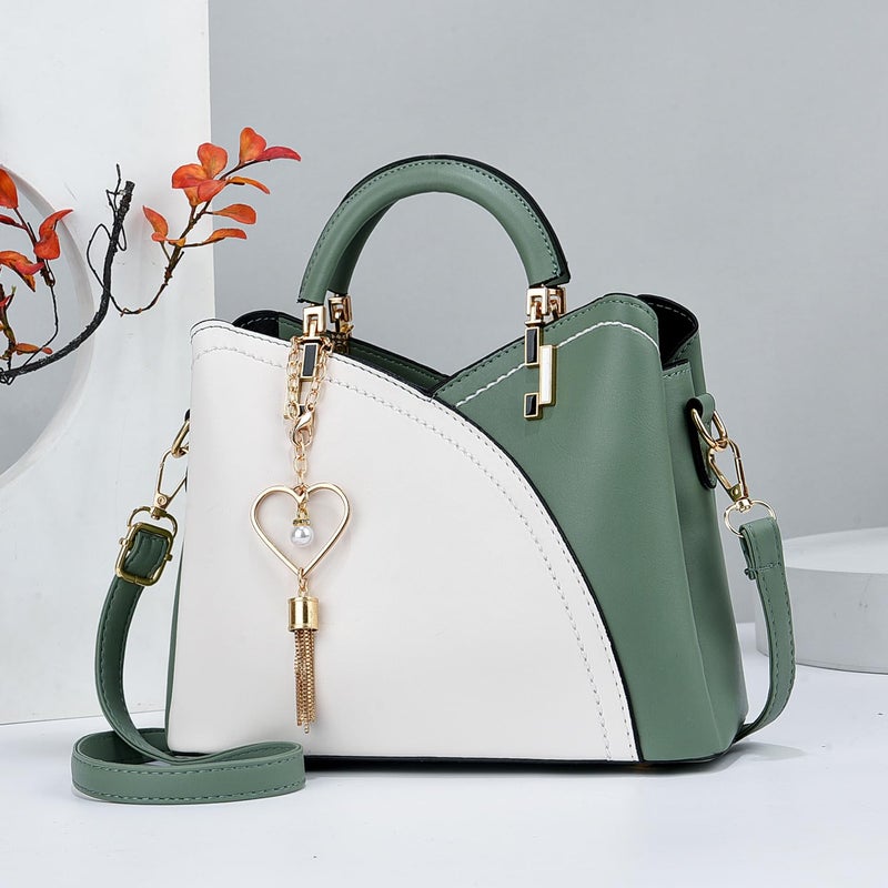 Xiaoyu Small Purses and Handbags for Women Fashion Crossbody Bag Lightweight Shoulder Bag Top Handle Satchel Purse (Green) - Image 3