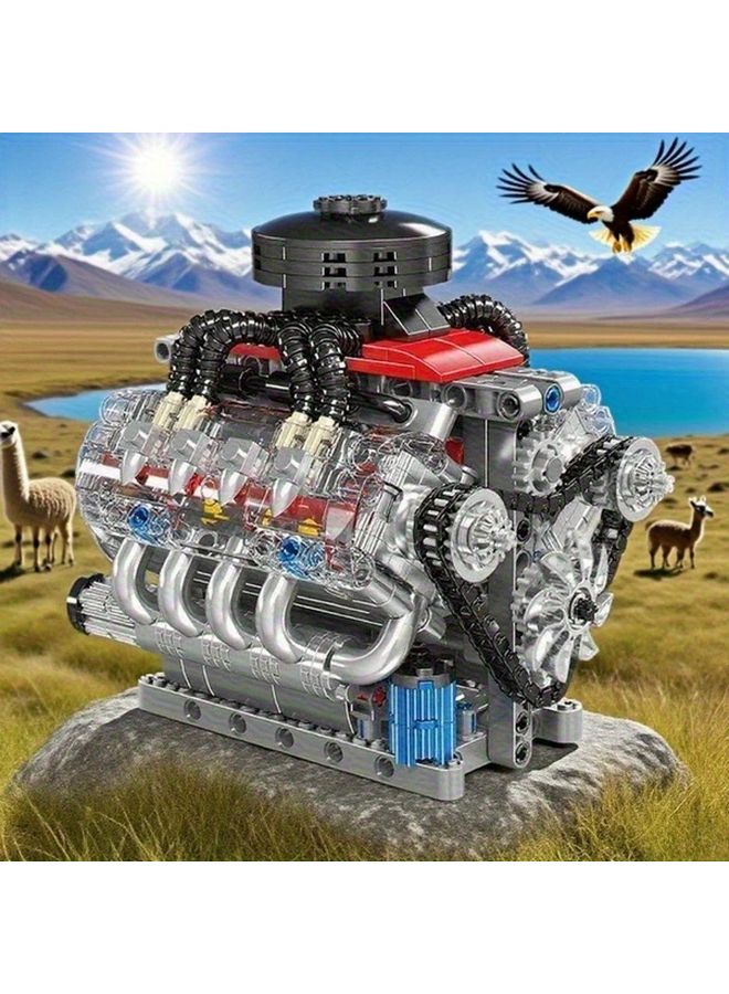 Yx 10171 Engine Building Blocks Learning Toys 1003 Pcs Stem Education Construction Set - Image 5