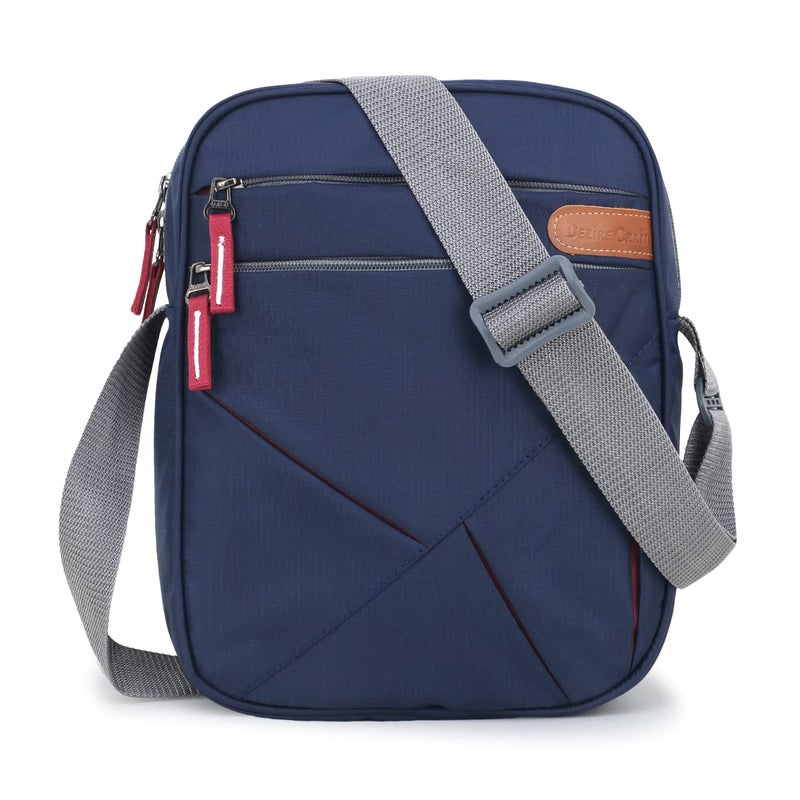 Dezire Crafts Sling Stylish Cross Body Travel Office Business Messenger Shoulder Bag with Multi-Pocket Zip Closure and Adjustable Straps for Men & Women (DC SLING BAGS 616) - Image 1