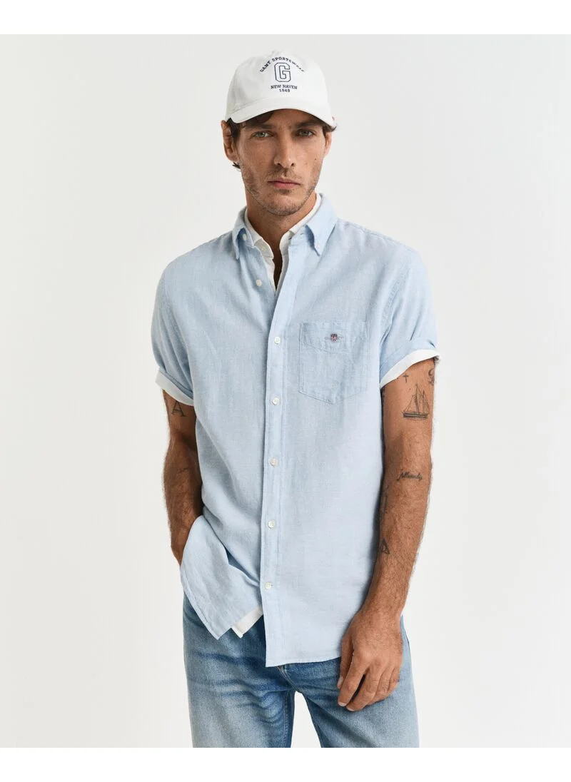 GANT Gant Regular Cotton Linen Shirt