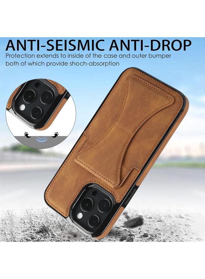 S-TOP Case For iPhone 16 Pro Ultra-thin Shockproof Phone Protective Case with Holder - Image 3