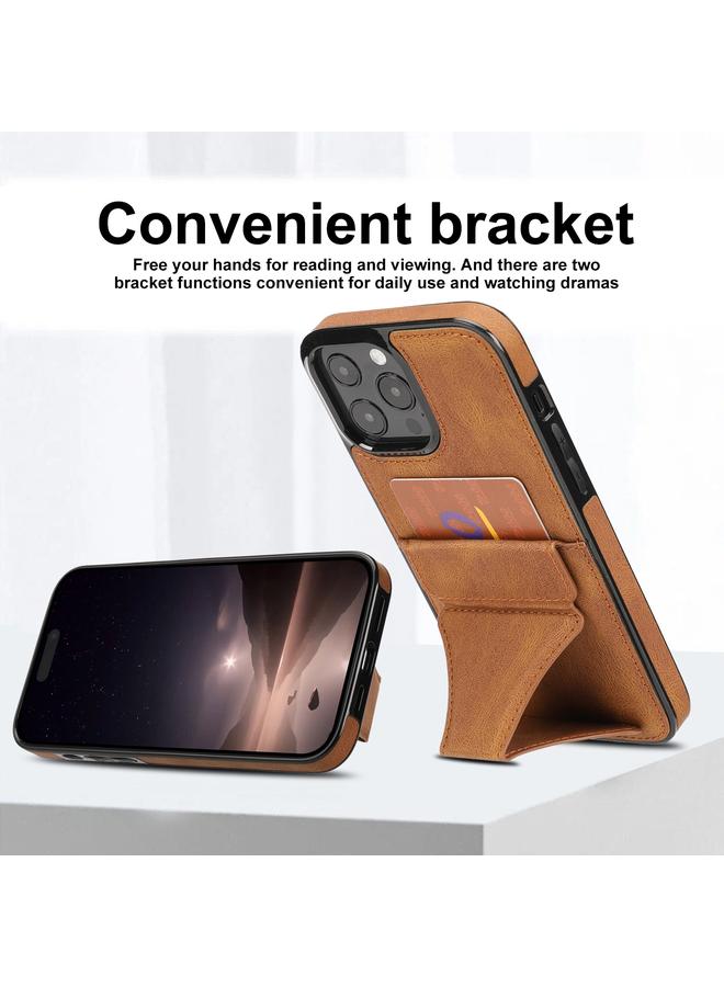 S-TOP Case For iPhone 16 Pro Ultra-thin Shockproof Phone Protective Case with Holder - Image 2