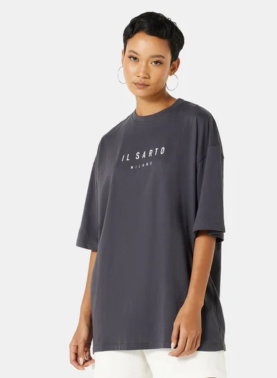 IL SARTO Logo Oversized T-Shirt