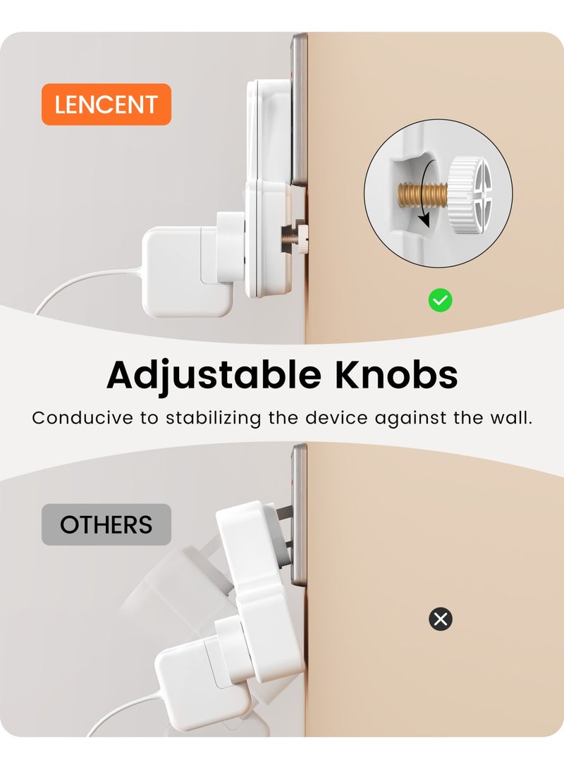 Lencent 3 Way Extension Multiple Socket 3 in 1 UK Plug Wall Plug with Individual Switches, 3 Outlets, Multi Plug Outlet, Power Plug Adapter, Charger Extension Type G - Image 5