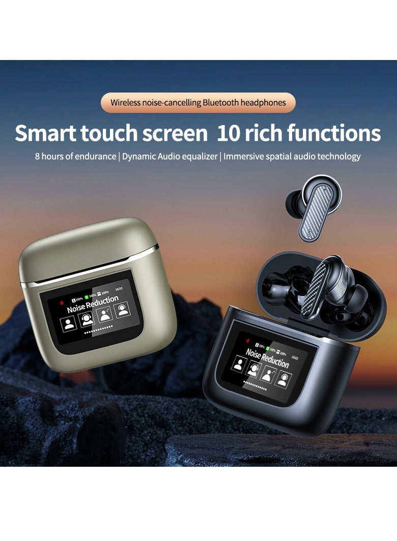 TWS Wireless Earphones Headset - LED Display, Touch Control, In-Ear Design - Perfect for Sports  Gaming