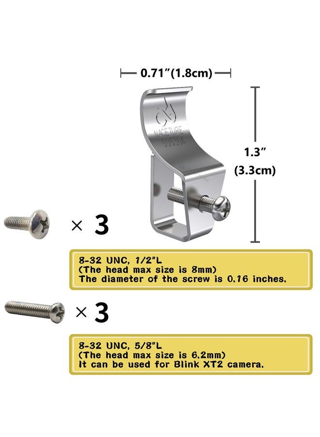 NACETURE Vinyl Siding Hooks - Vinyl Siding Clips for Hanging Outdoor Decorations for Patio for Mount Home Security Camera Porch Décor - Image 5