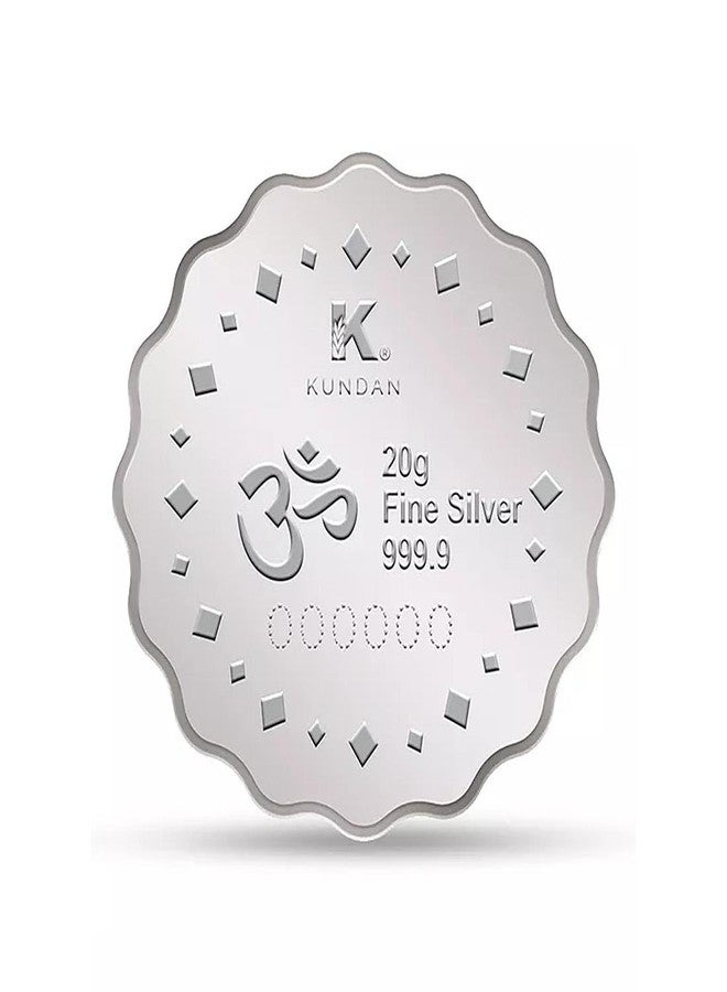 Kundan 20g (999.9) Silver Coins-Diya - Image 2