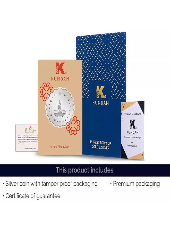 Kundan 20g (999.9) Silver Coins-Diya - Image 5