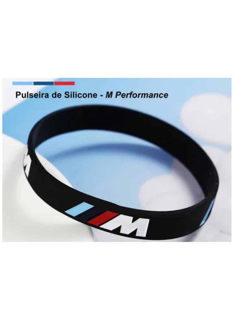بي إم دبليو سوار سيليكون أسود بشعار BMW - Image 2