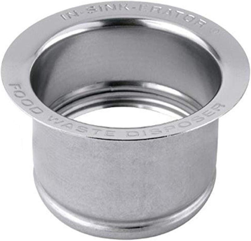 InSinkErator 10082 Extended Sink Flange - Stainless Steel, 3.5 Inch