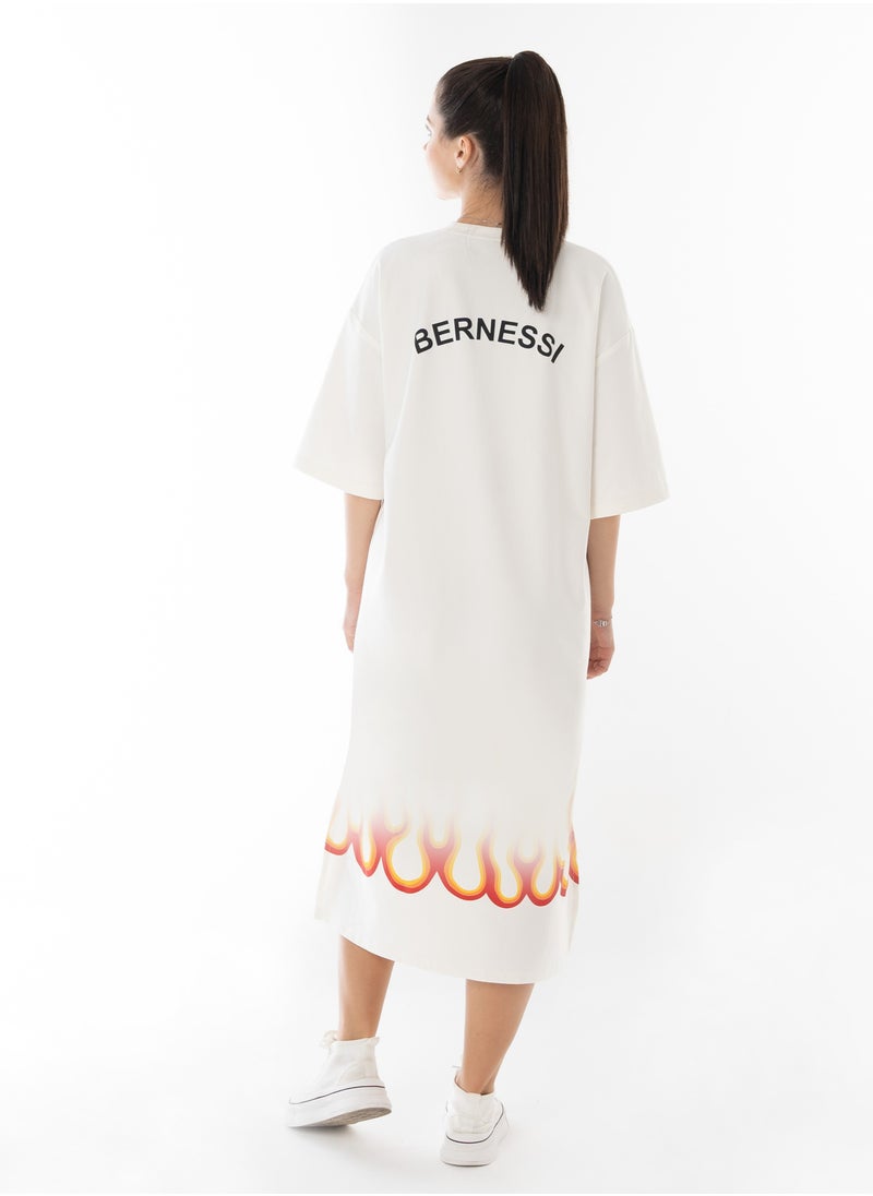 Bernessi 2025 Simple Casual Dress NAR for Women S/M L/XL Sizes, Everyday Summer Stylish Ladies Dress with Sleeves for Mix Style Home Party Walk Beach  - Image 2