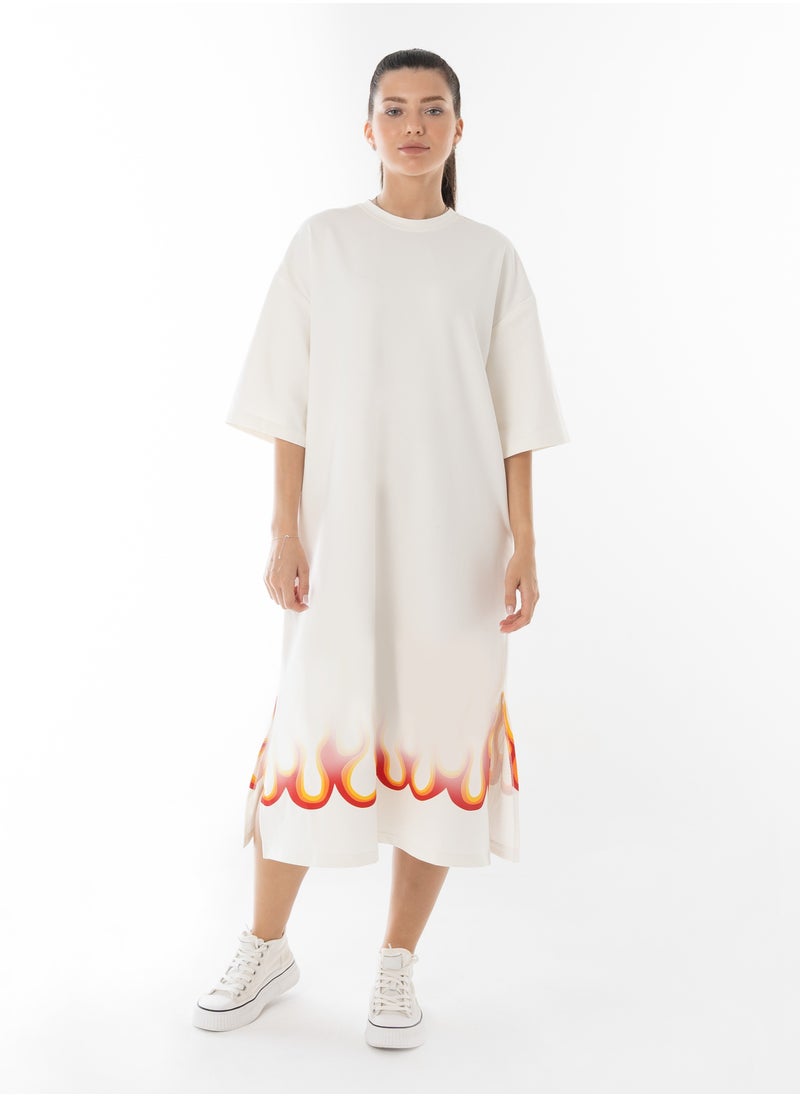 Bernessi 2025 Simple Casual Dress NAR for Women S/M L/XL Sizes, Everyday Summer Stylish Ladies Dress with Sleeves for Mix Style Home Party Walk Beach  - Image 1