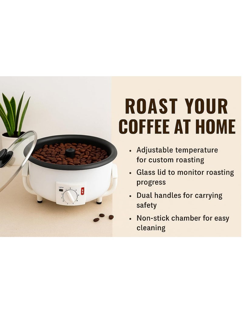 Home Master Home Master HM-111 Heat Resistant Electric Home Coffee Roasting Machine for Home Baking Coffee Beans Nuts Peanuts Cashew Chestnuts  - Image 2