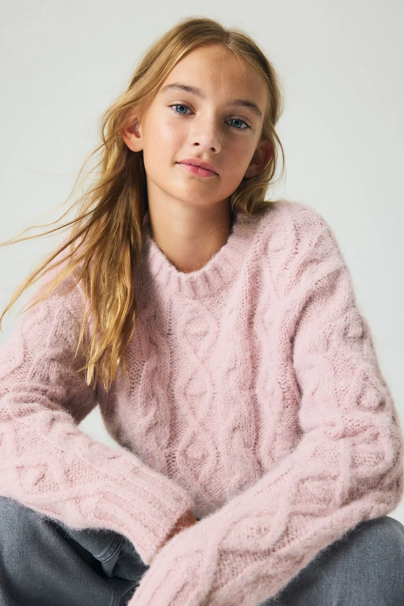 H&M Loose-fit cable-knit jumper