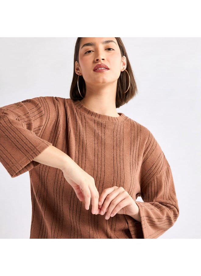 Splash FAV - Ribbed High Neck Sweater with Long Sleeves - Image 1