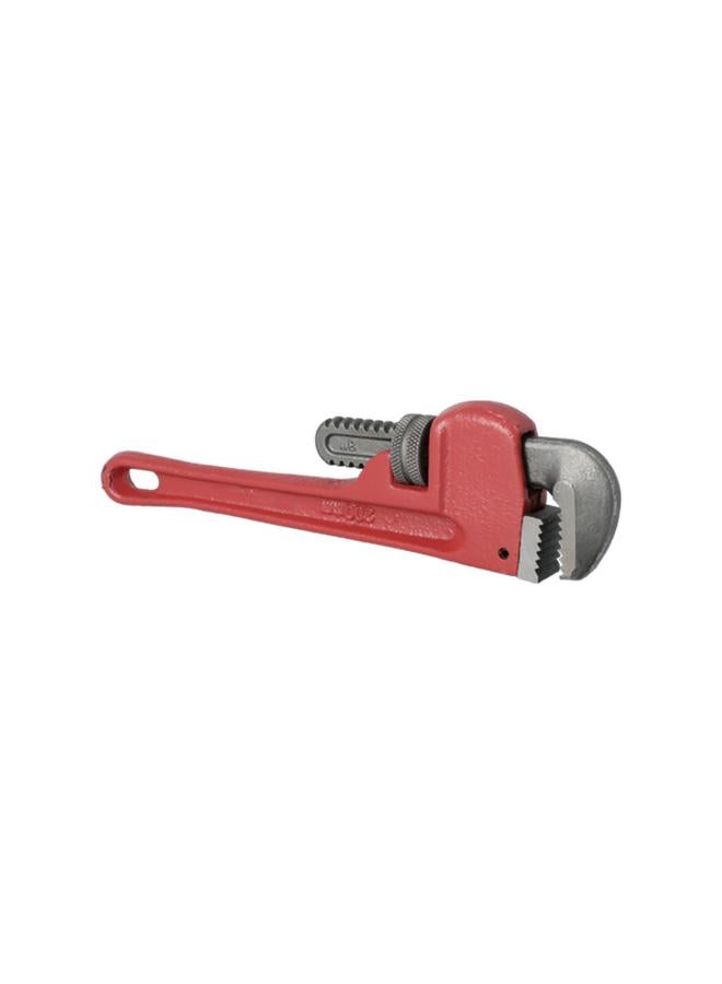 ACE Ergonomic Handle Adjustable Pipe Wrench Red and Grey 8inch J0202-8  - Image 3