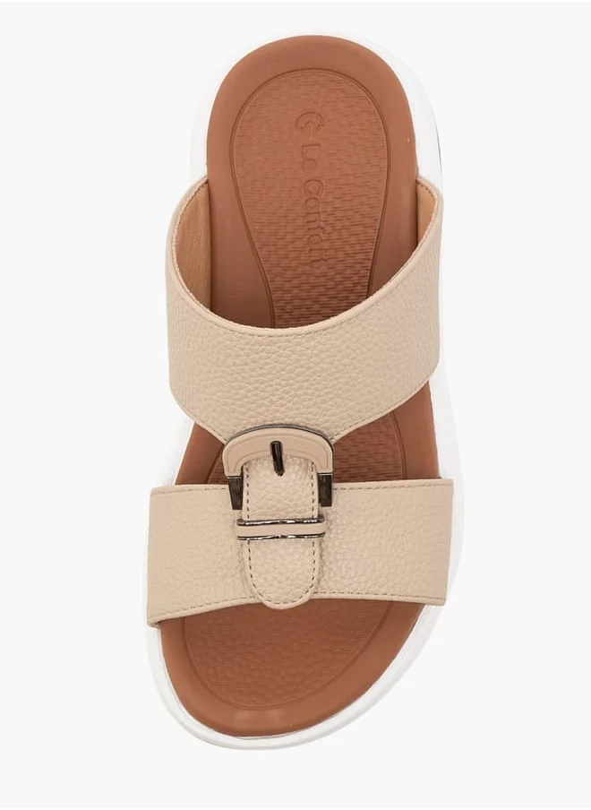 Le Confort Boys Textured Slip-On Arabic Sandal