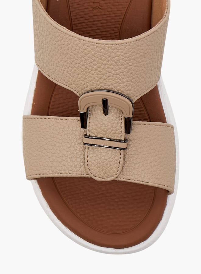 Le Confort Boys Textured Slip-On Arabic Sandal  - Image 4