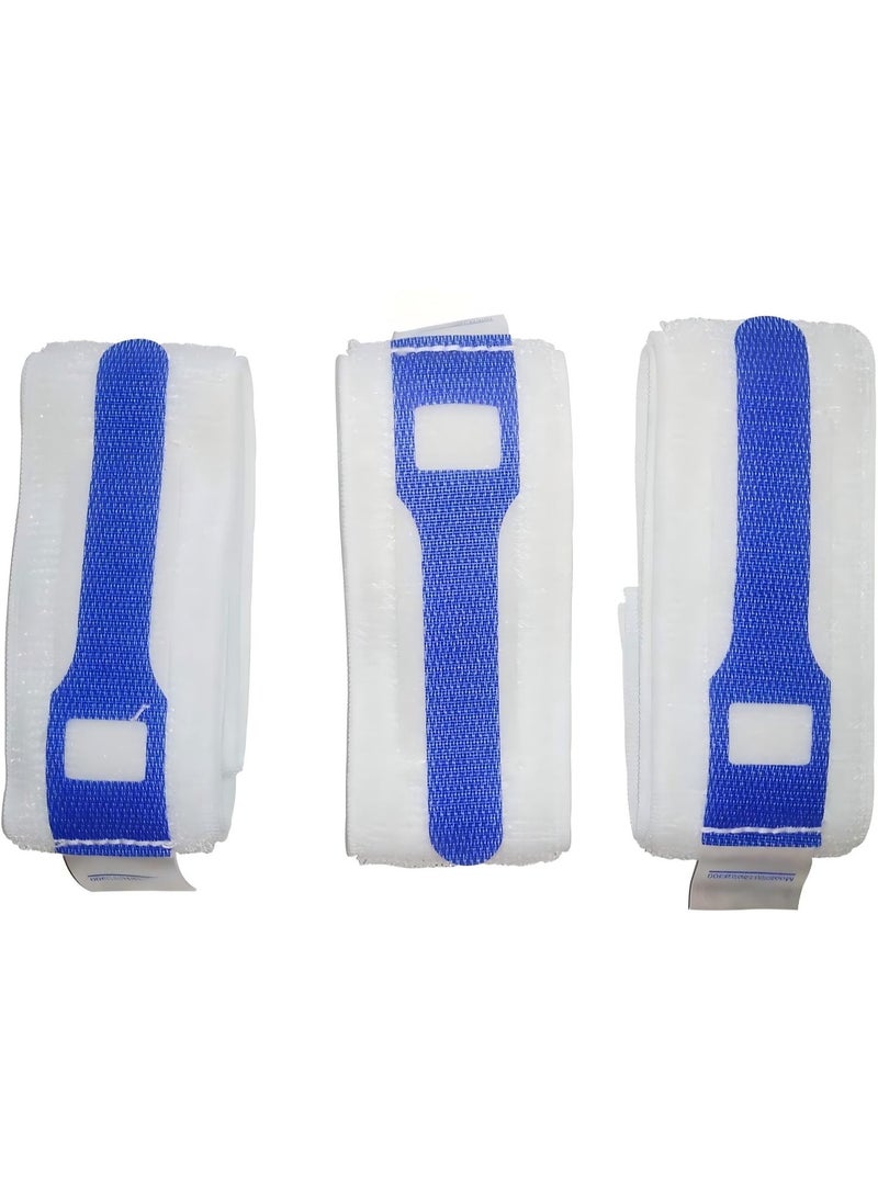 3 Pack Foley Catheter Leg Strap, with silicone to reduce slipping, Urinary Catheter Holder 23" long x 2" wide - Image 1