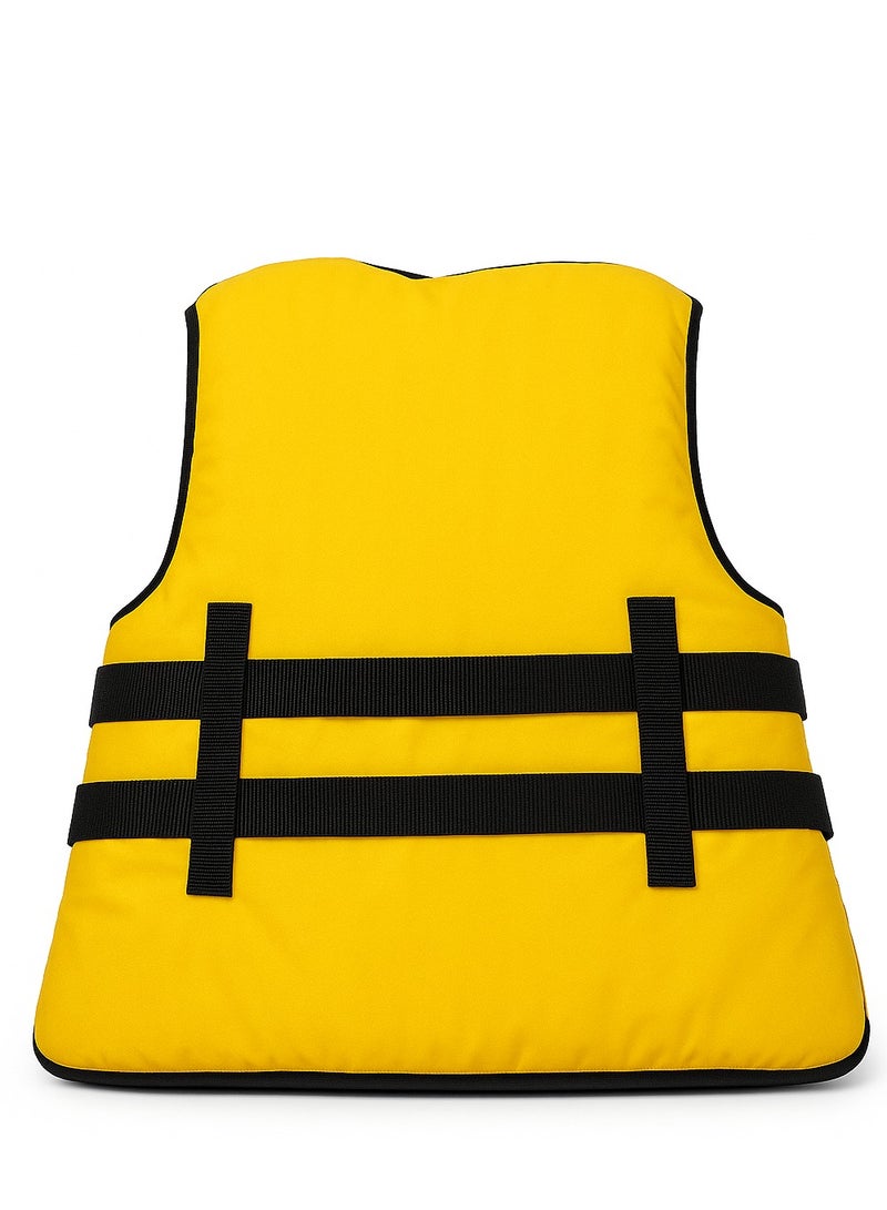 SOFAB Adult Life Jacket – Buoyancy You Can Trust, Style You’ll Love – Orange & Yellow for Every Adventure! - Image 2