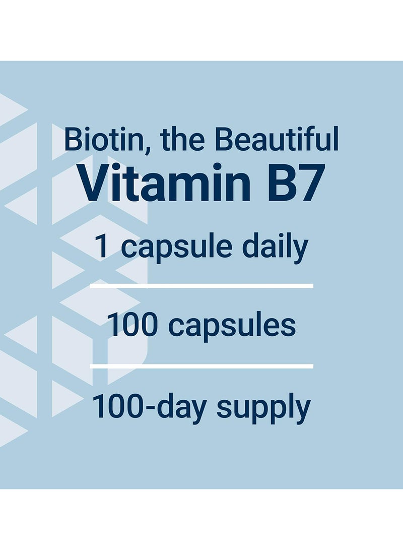 Life Extension Biotin Essential Nutrient For Healthy Hair And Nails - 600 Mg Caps 100'S - Image 5