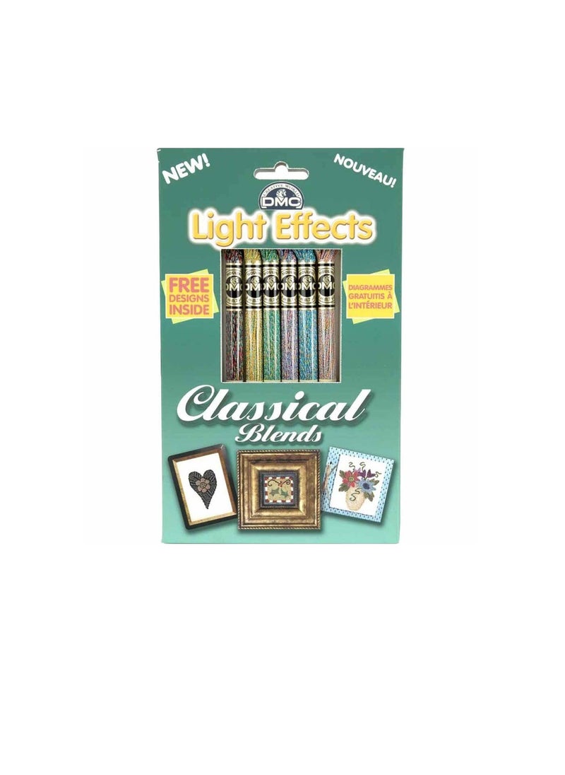 DMC Light Effects Floss Pack 8.7yd 6/Pkg Classical Blend