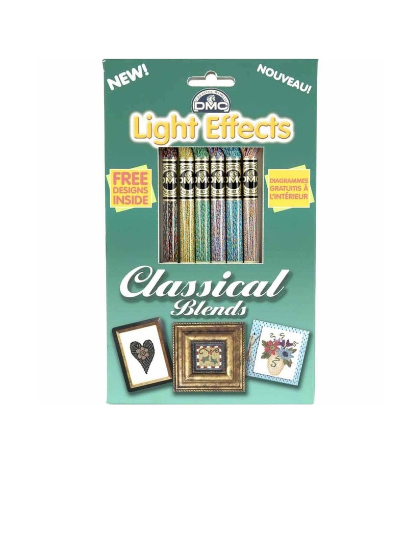 DMC Light Effects Floss Pack 8.7yd 6/Pkg Classical Blend