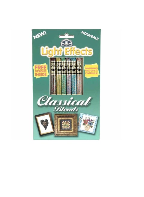 DMC Light Effects Floss Pack 8.7yd 6/Pkg Classical Blend