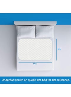 RMS Ultra Soft 4-Layer Washable and Reusable Incontinence Bed Pad - Waterproof Bed Pads, 34"X54"  - Image 3