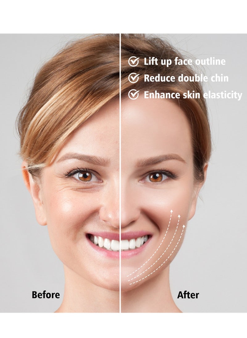 Microcurrent face slimming instrument red and blue light facial vibration massage V face beauty instrument face slimming artifact - Image 4