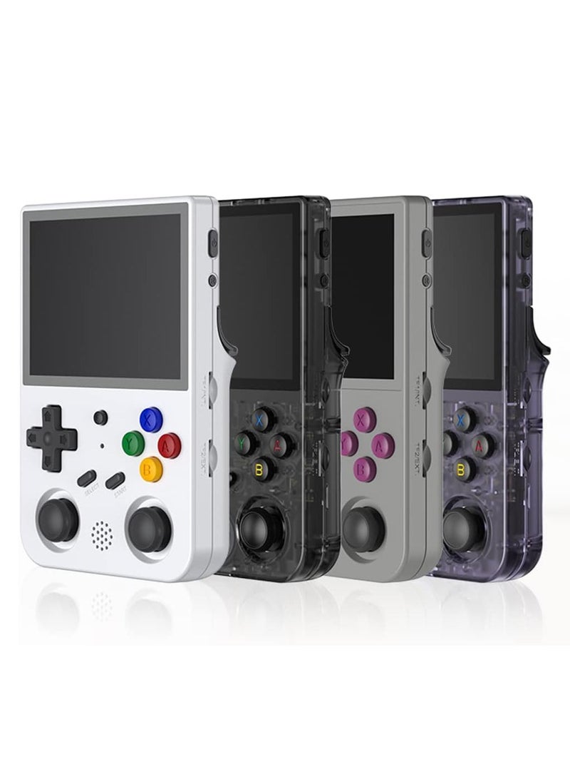 ANBERNIC  - RG353V Retro Handheld Game with Dual OS Android 11 and Linux, RG353V with 64G TF Card Pre-Installed 4452 Games Supports 5G WiFi 4.2 Bluetooth (Grey) - Image 1