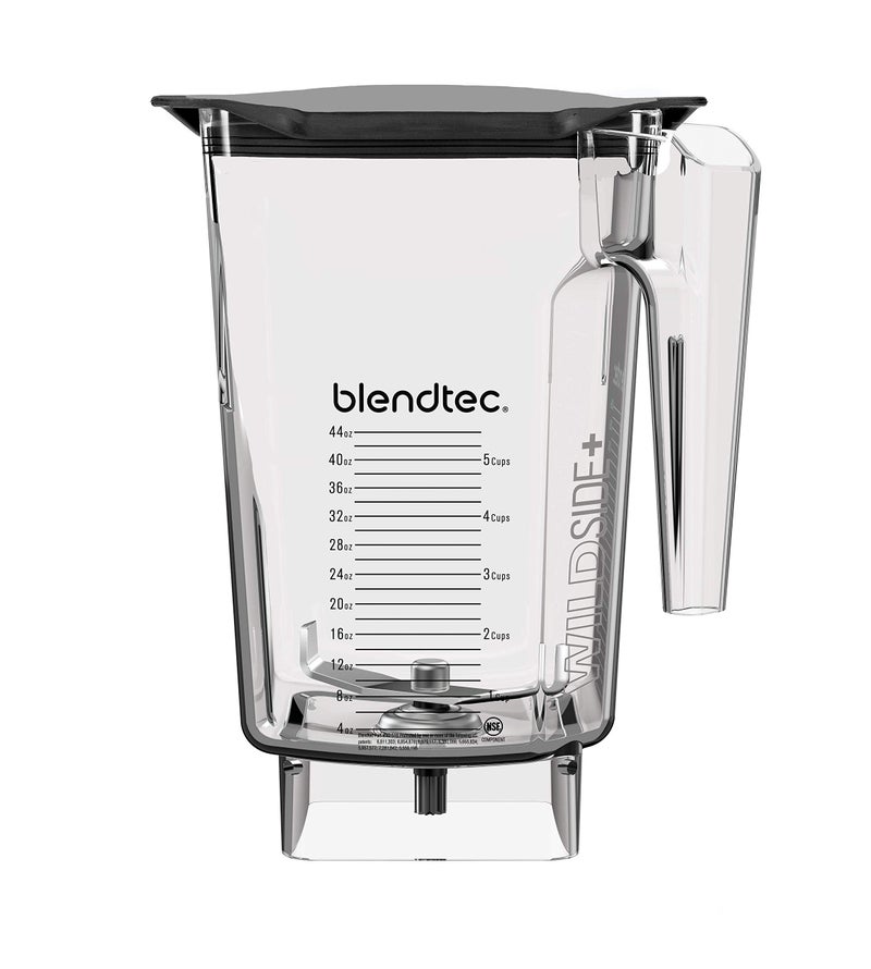 Blendtec 40-630-62 Clear WildSide+ Jar with Black Hard Lid - Image 1