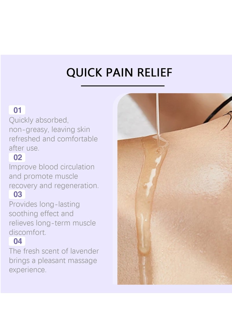 وودسليب زيوت تدليك بزيت اللافندر للعلاج بالتدليك، زيوت تدليك للمواعيد الليلية، زيت تدليك لالام العضلات، زيت جوا شا للاسترخاء والجسم، زيت اللافندر الطبيعي لشعر البشرة، زيت شعر عطري للنساء والرجال - Image 2