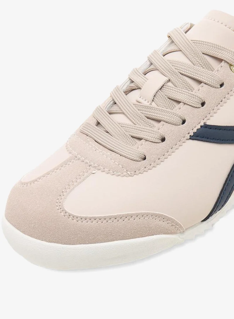 Paprika BEIGE Women Lace-Up Ankle Sneakers for Women | Best Price UAE