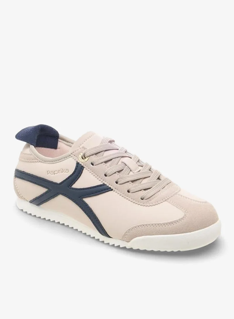 بابريكا Women Lace-Up Ankle Sneakers