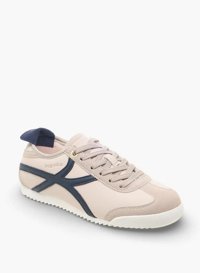 بابريكا Women Lace-Up Ankle Sneakers