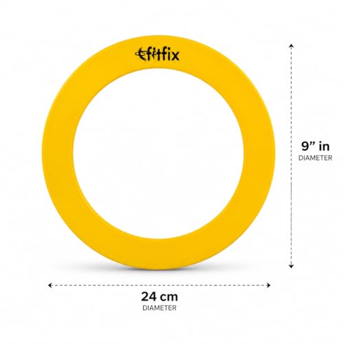 Fitfix Juggling Rings, Magician Juggling Rings, Sports Rings for Kids, Boys and Girls, Set of 3 Small Size Diameter 24 cm / 9 inches Made for India Circus,assorted - Image 3