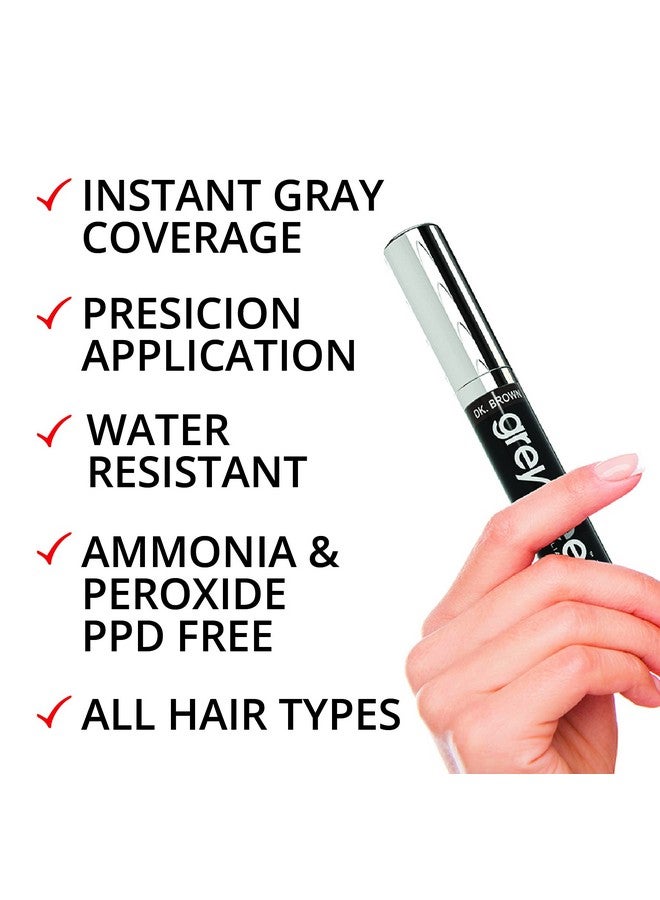 Greyfree Root touch up, temporary hair color to cover gray hairlines, eyebrows, Mustache & Beards Greyfree 2 PACK (AUBURN) - Image 2