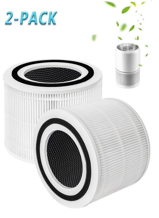 Neox - 2 Pack Replacement Filter Compatible with  Core 300 and Core 300S Air Purifier, 3-in-1 H13 True HEPA Filter and Activated Carbon - Compared to Part # Core 300-RF, - Image 1